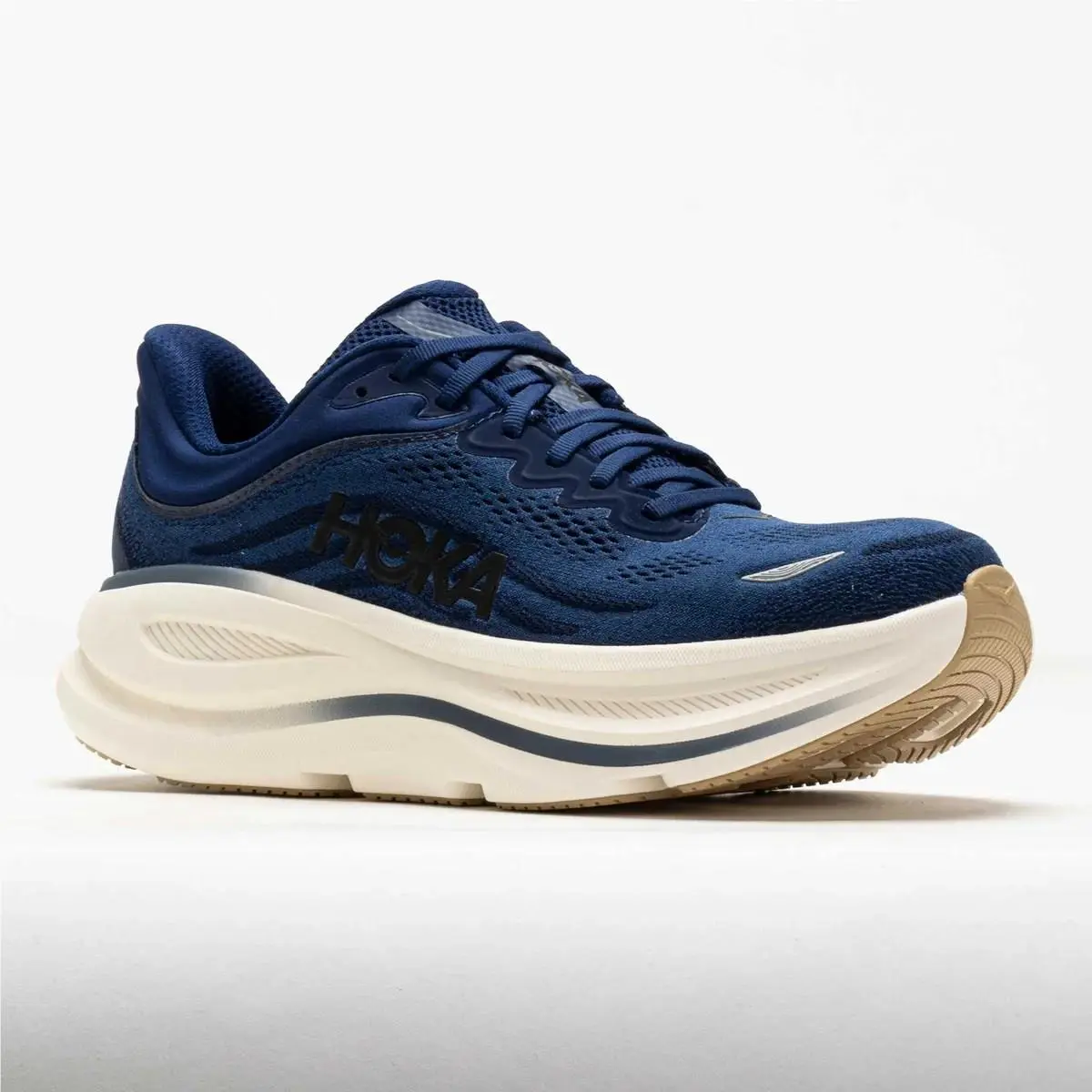 Hoka Men`s Bondi 9 Midnight Blue Varsity Navy Running Shoes