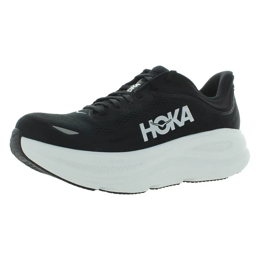 Hoka Bondi 9 Mens Shoes Size 11 Color: Galactic Grey/stellar Grey/grey