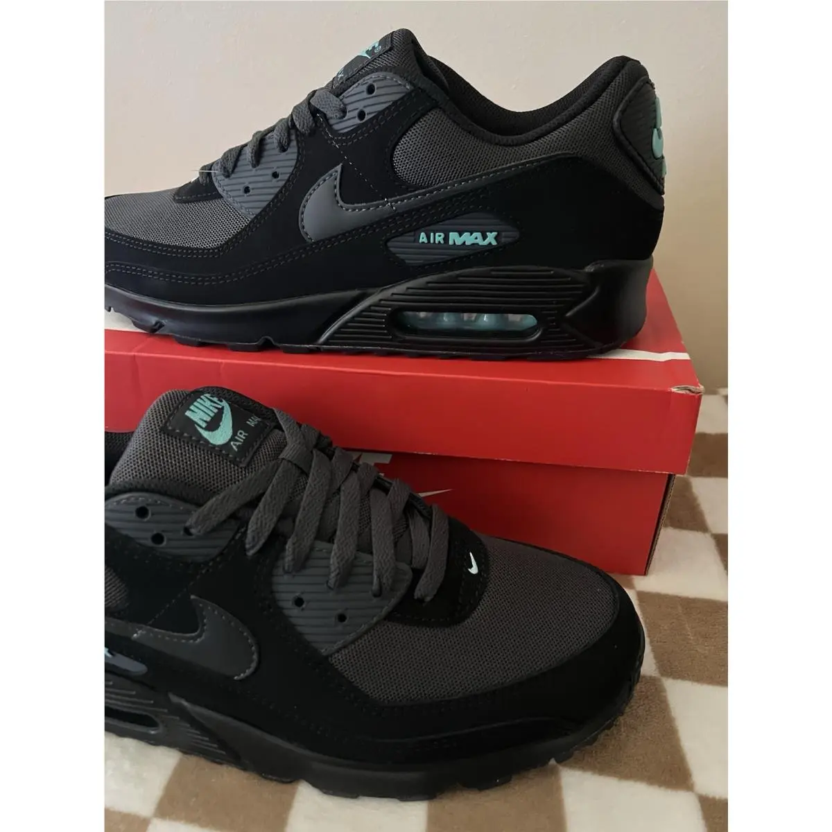 Nike shoes - Nike Air Max 90 - Air Max - HV6224-001 - Black/Anthracite/Aurora Green 2