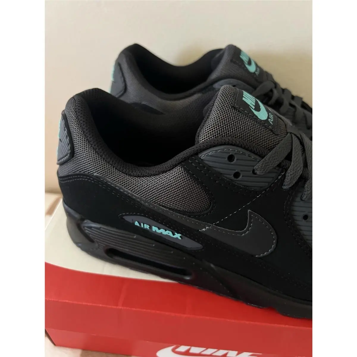 Nike shoes - Nike Air Max 90 - Air Max - HV6224-001 - Black/Anthracite/Aurora Green 5