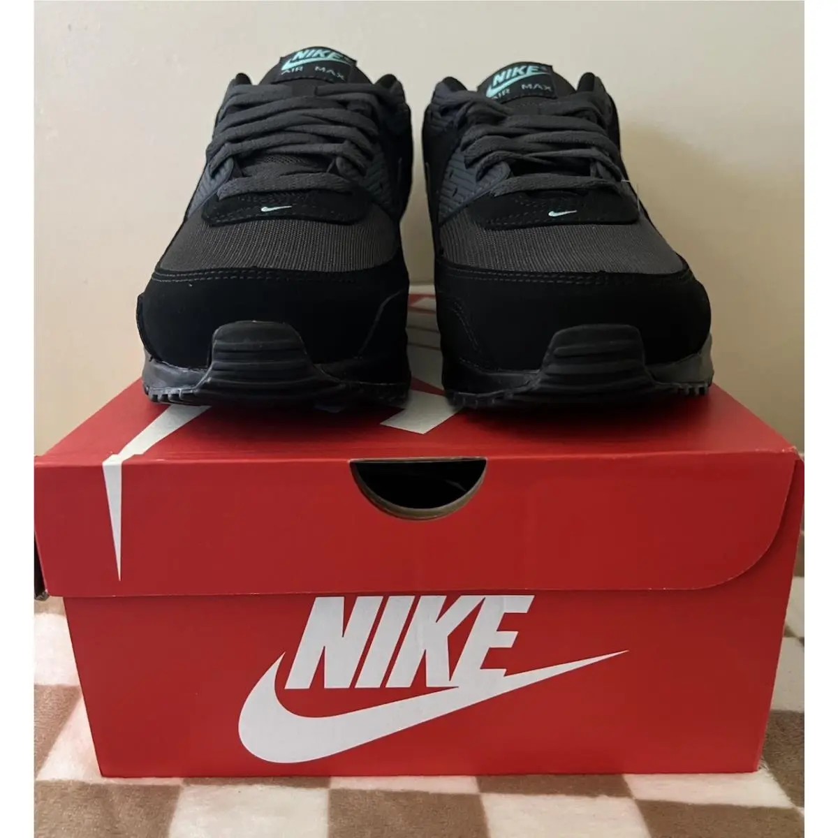 Nike shoes - Nike Air Max 90 - Air Max - HV6224-001 - Black/Anthracite/Aurora Green 6