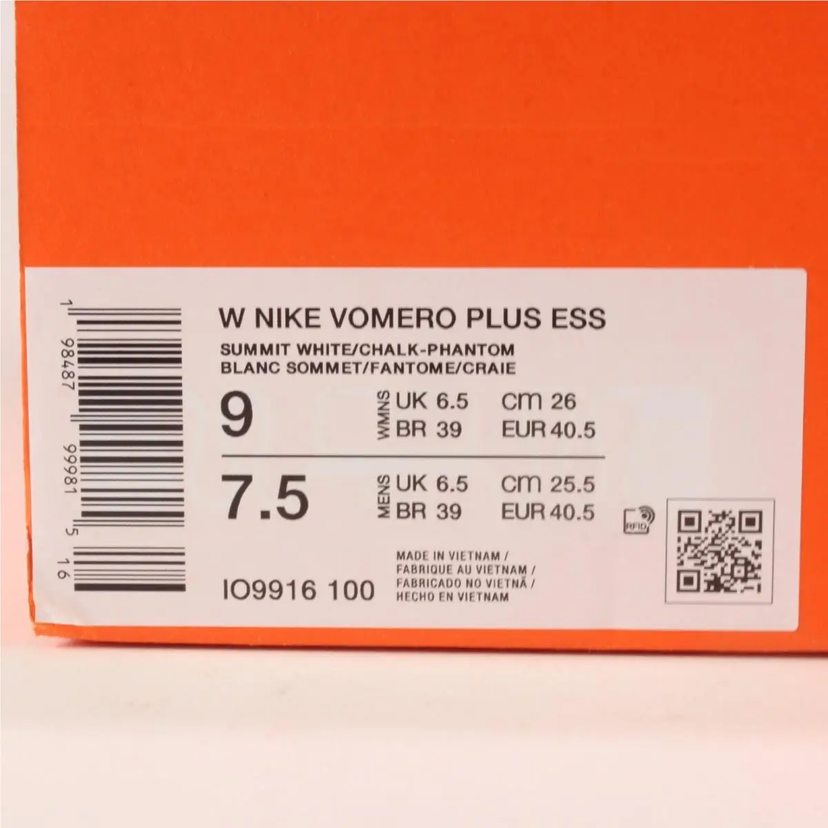 Nike shoes - Nike Vomero Plus - Vomero Plus - IO9916-100 - Ivory 8