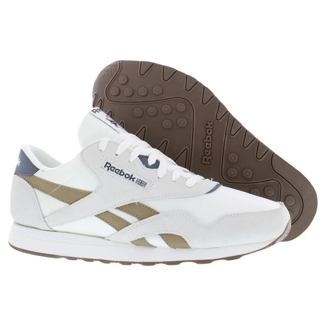 Reebok shoes - Chalk/Trek Brown, Main: White 3