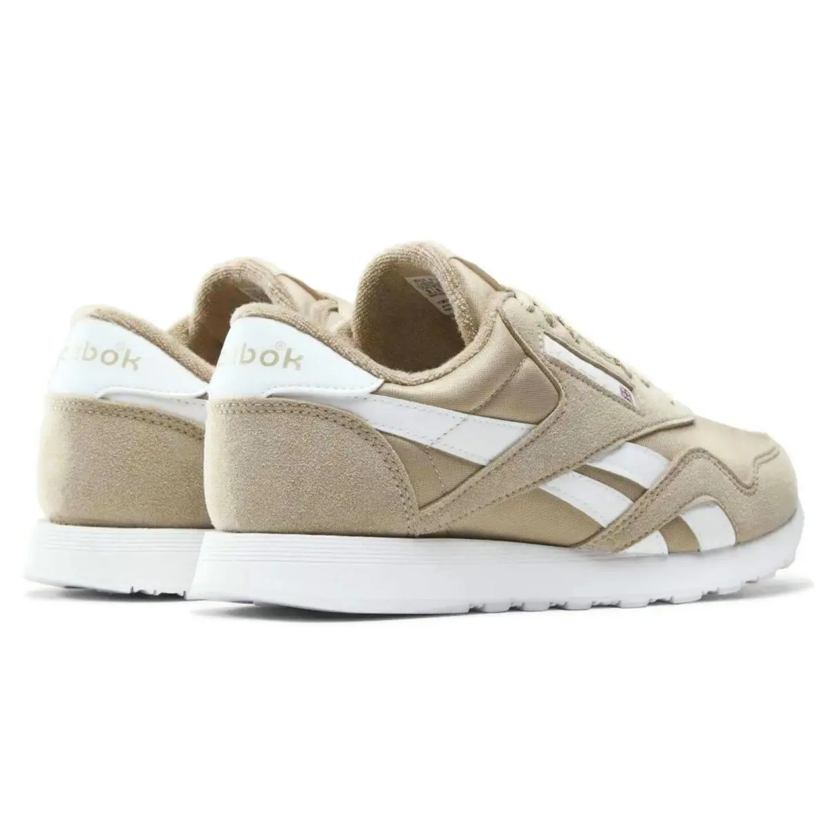 Reebok shoes - Reebok Classic Nylon - Classic Nylon - Beige, Manufacturer: Elevated Beige/Elevated Beige/White 4
