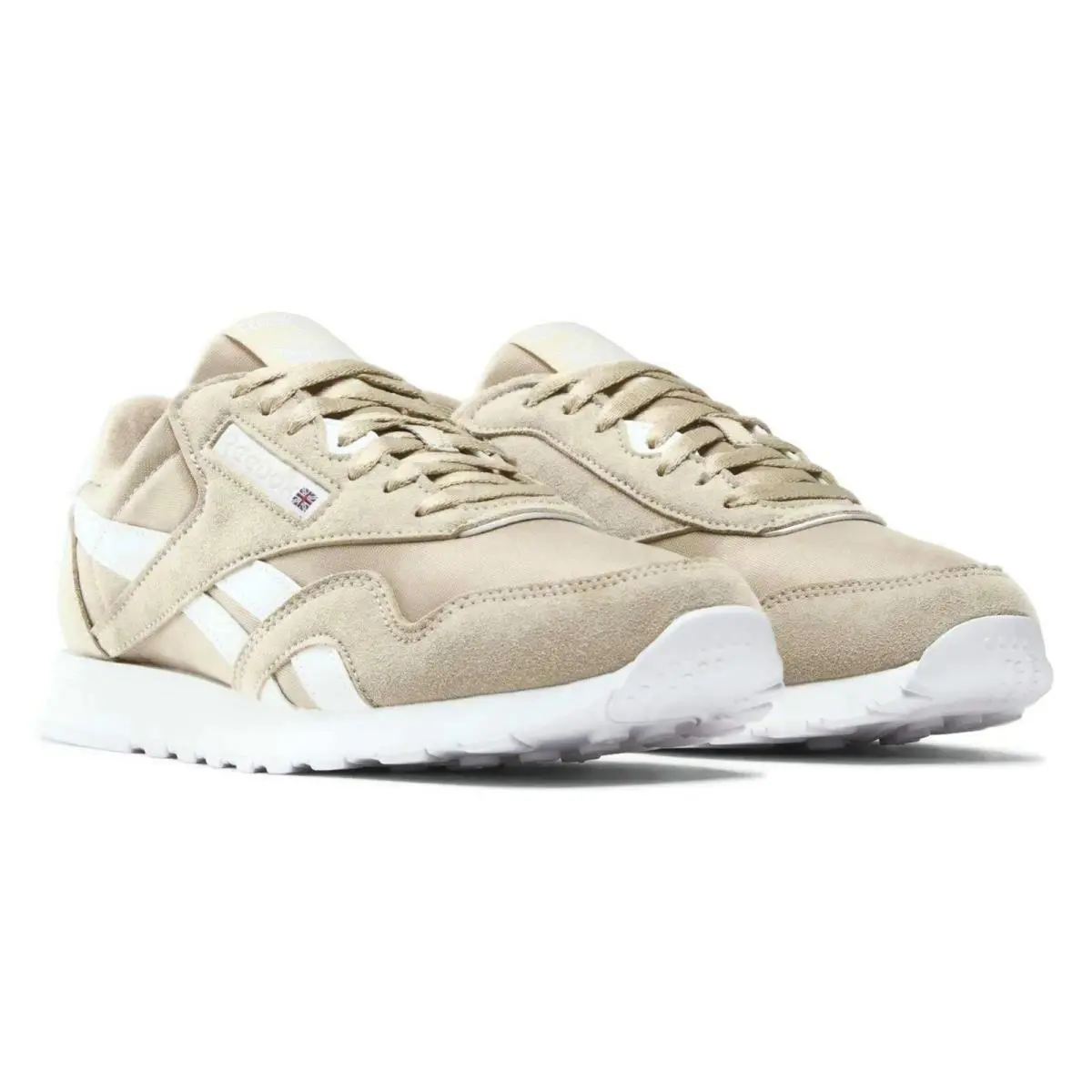 Reebok shoes - Reebok Classic Nylon - Classic Nylon - Beige, Manufacturer: Elevated Beige/Elevated Beige/White 6