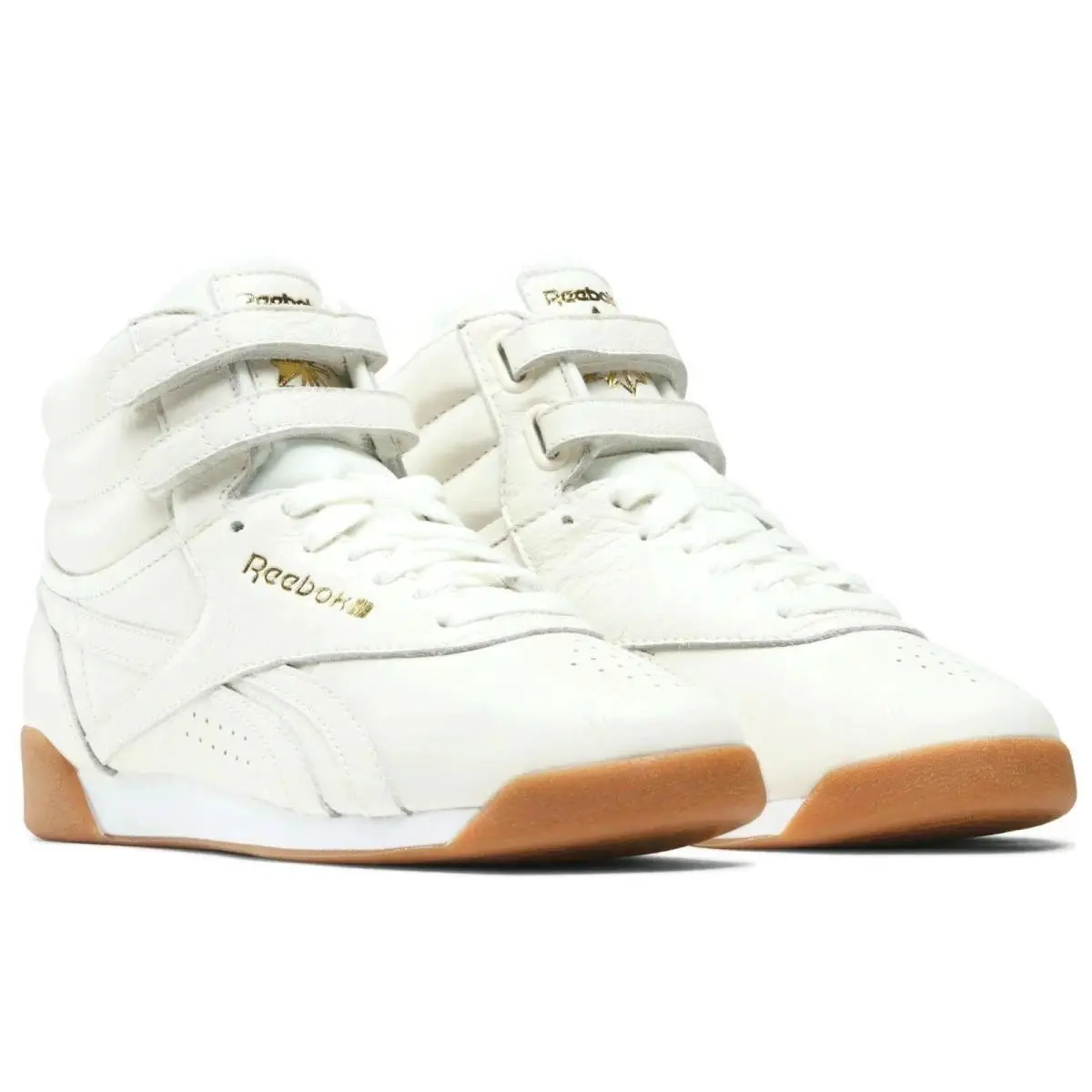Reebok shoes - Reebok Freestyle Hi - Freestyle - White, Manufacturer: Chalk/Gold/Gum 13