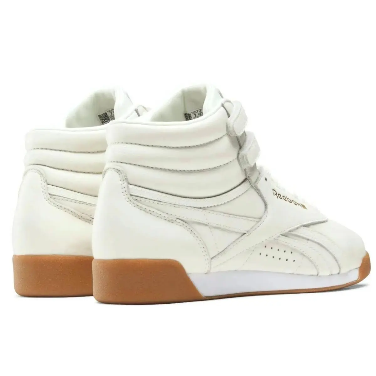 Reebok shoes - Reebok Freestyle Hi - Freestyle - White, Manufacturer: Chalk/Gold/Gum 15