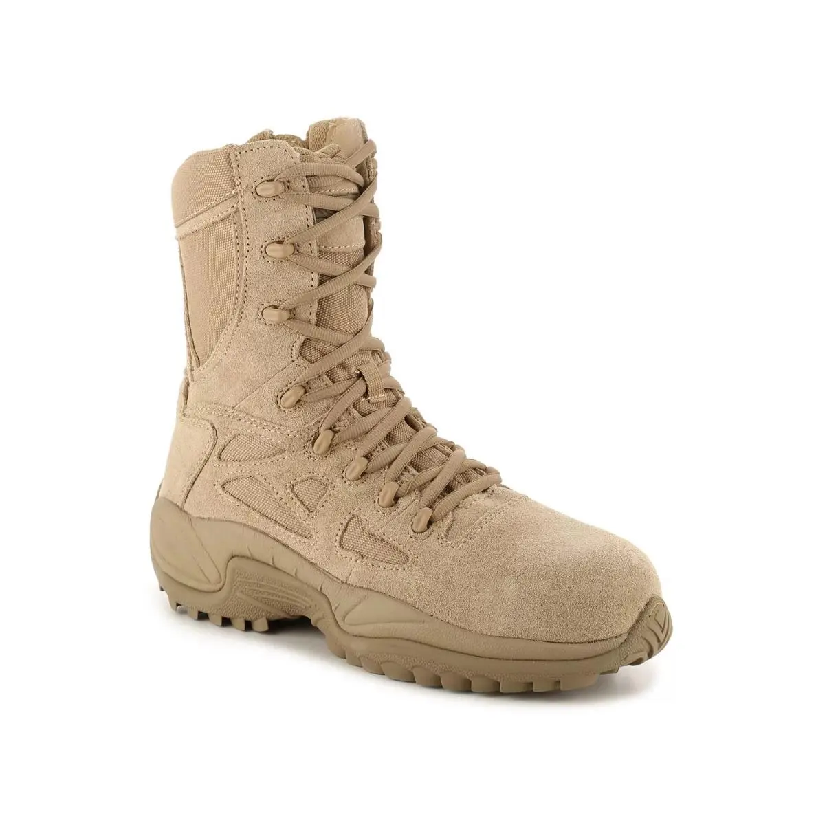 Man`s Combat Lace-up Boots Reebok Work Rapid Response Work Boot