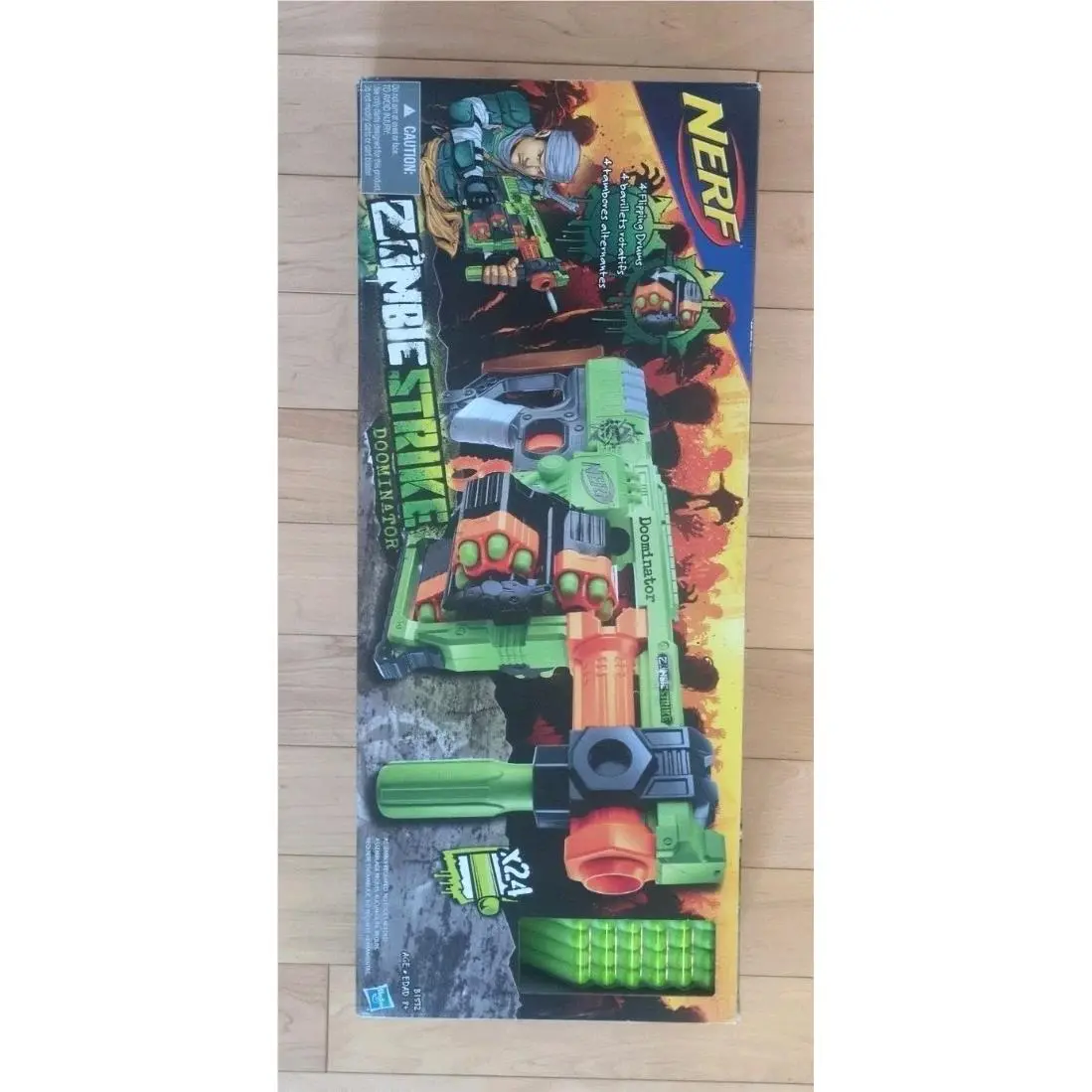 Nerf Zombie Strike Doominator Dominator 24 Dart Gun Blaster Zombie Blaster