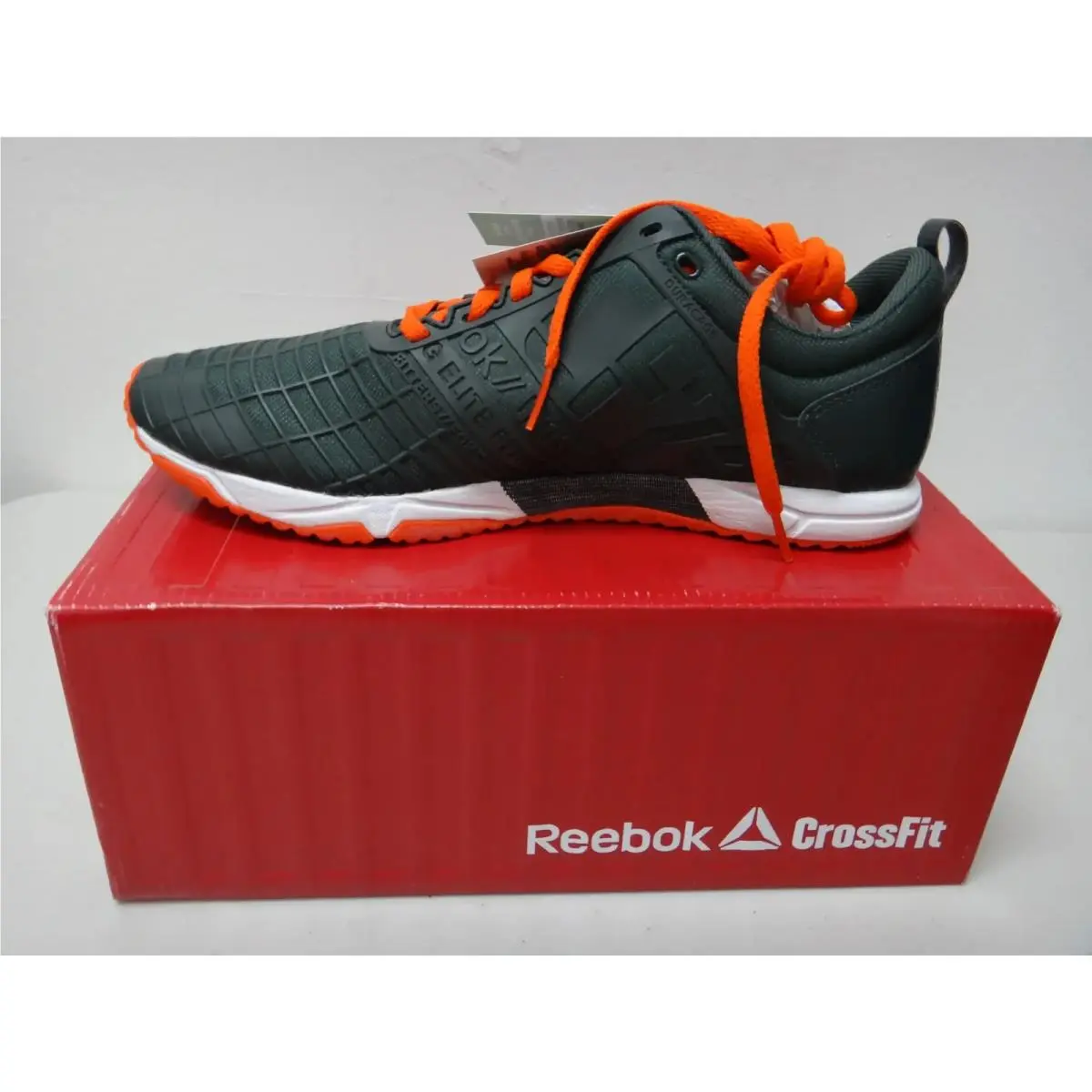 Reebok Crossfit R Crossfit Sprint TR Men`s 8.5 Sage Orange Training Shoe M42686