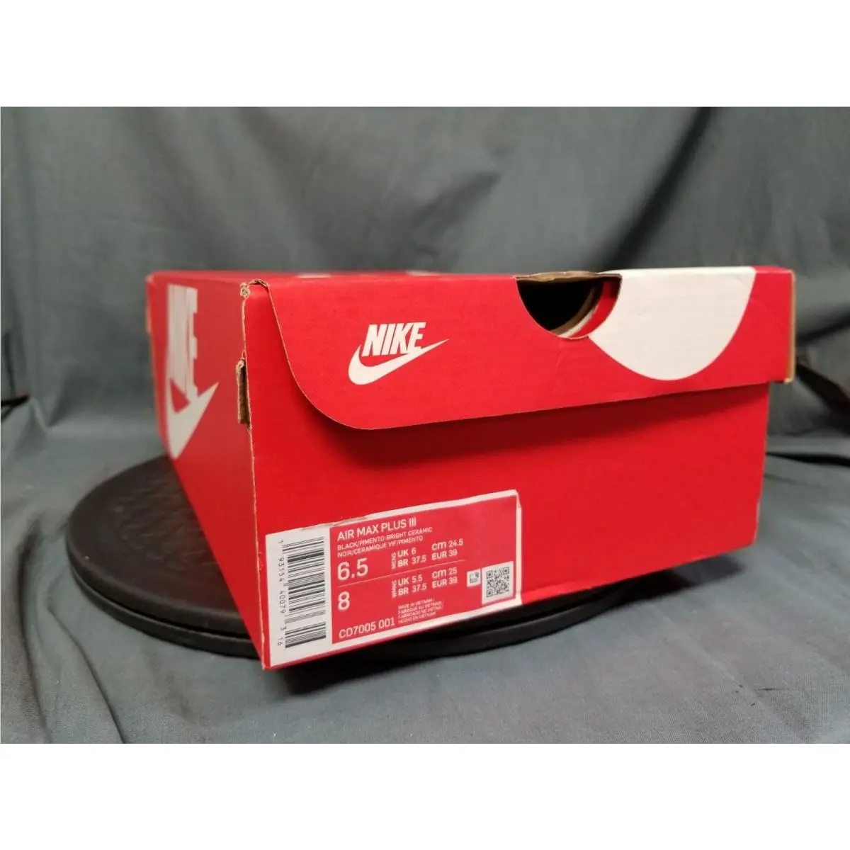 Nike shoes - Nike Air Max Plus - Air Max Plus - CD7005001 - Black/Pimento/Bright Ceramic/Resin (UPC: 193154400793) 10