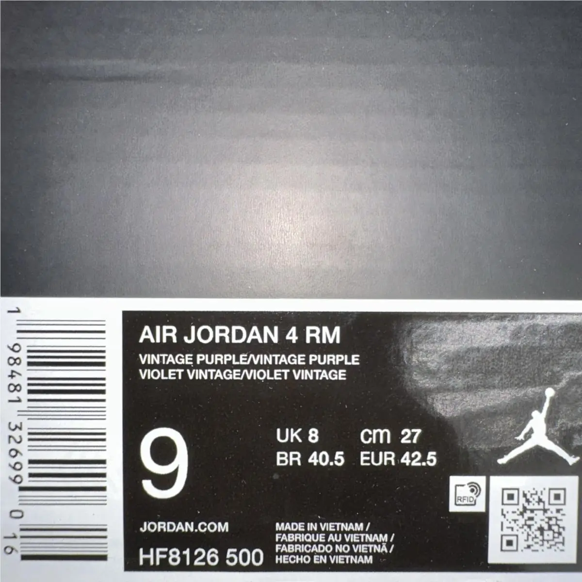 Nike shoes - Air Jordan 4 RM - Air - HF8126 500 - Purple 4