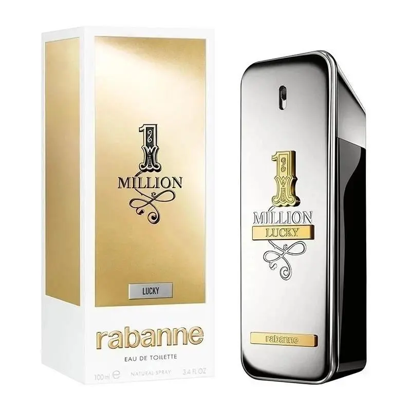 1 Million Lucky BY Paco RABANNE-EDT-3.4 OZ-100 Ml-spray-authentic-france by Paco Rabanne