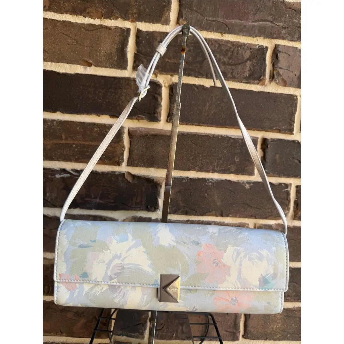 Deco Soft Mini Shoulder Bag Hidden Garden Lthr Pastel Multi by Kate Spade