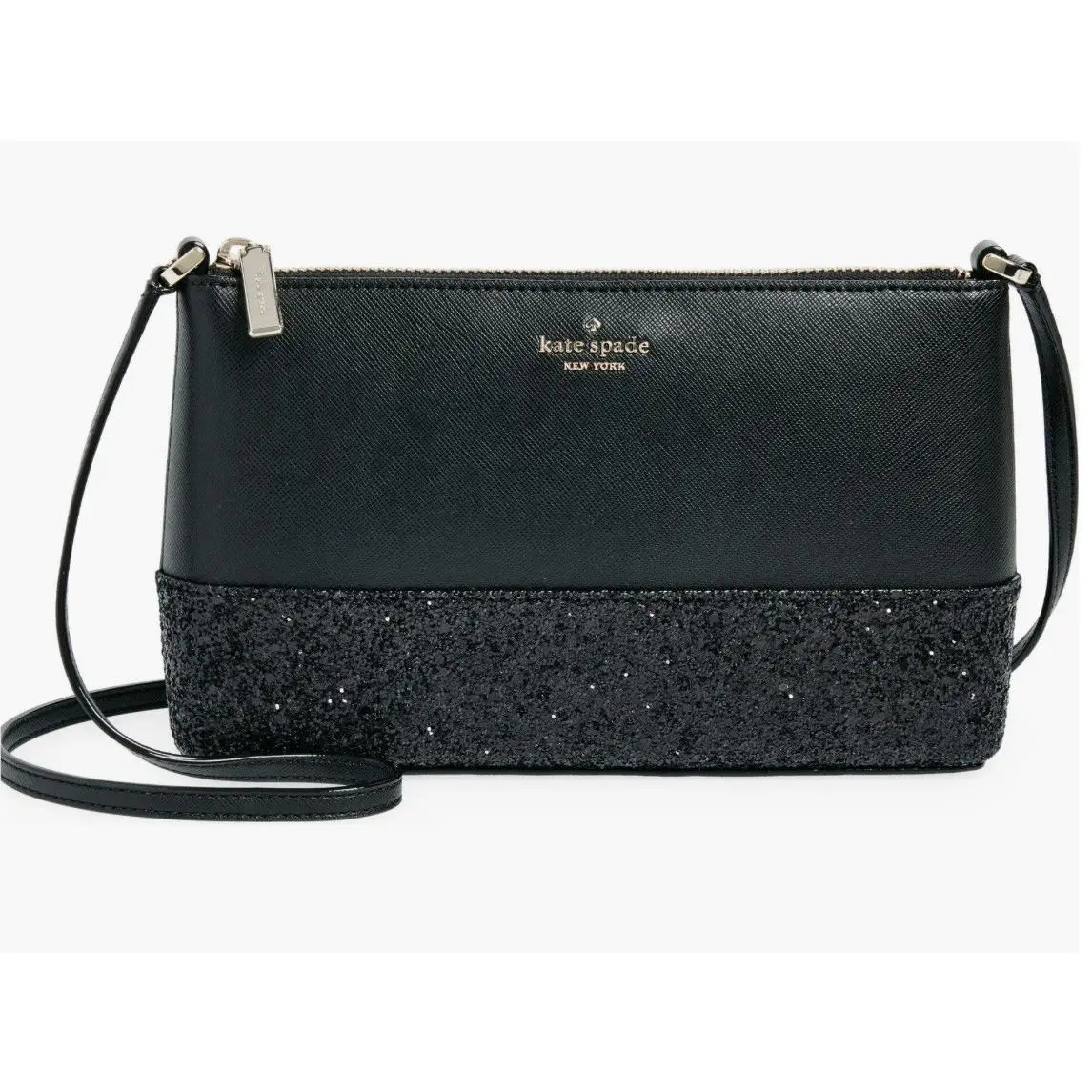 New York Flash Crossbody Bag Black Retail by Kate Spade