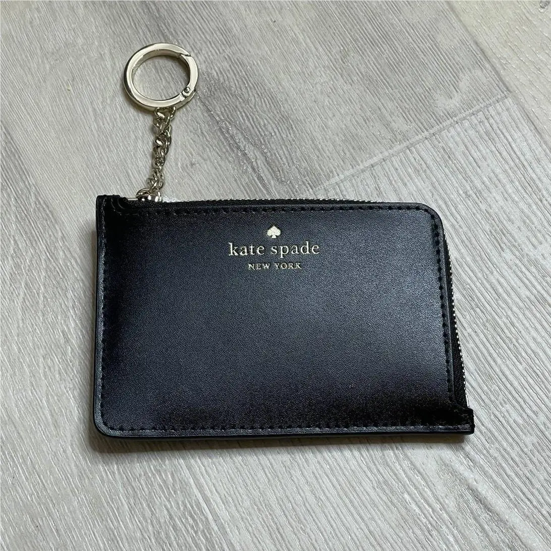 Kate Spade Kali Medium L-zip Card Holder Wallet Black