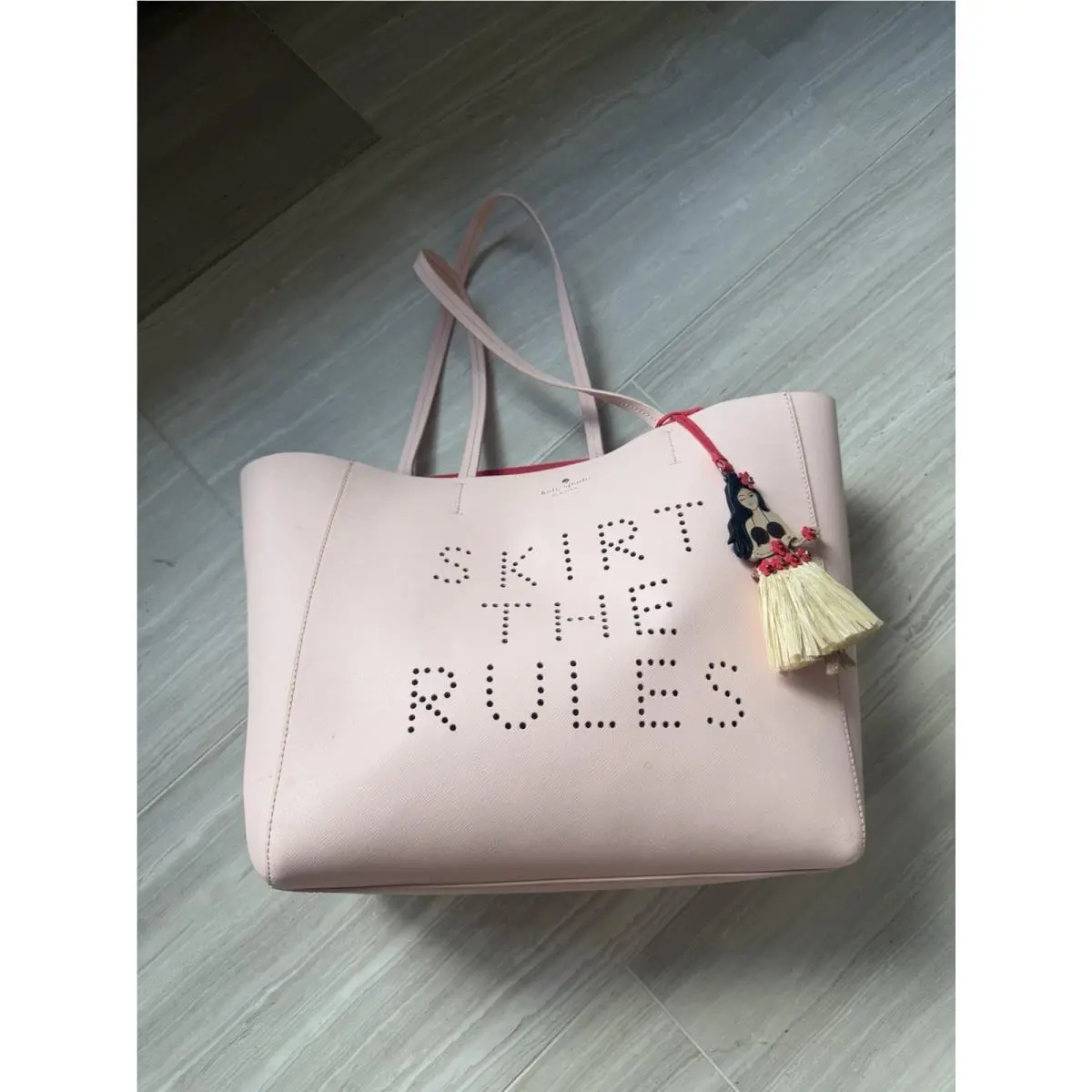 Pink Skirt The Rules Hallie Bag Tote Purse by Kate Spade
