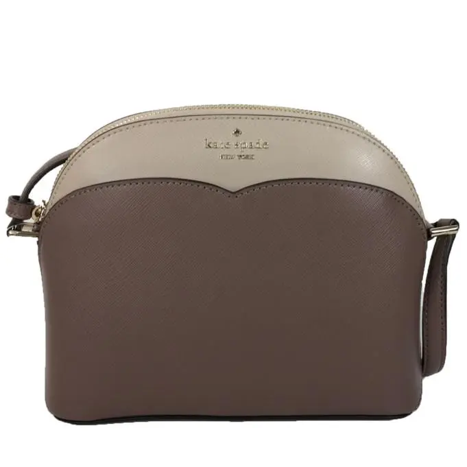 Kate Spade Payton Colorblock Medium Dome Satchel Bag in Neutral Multi New