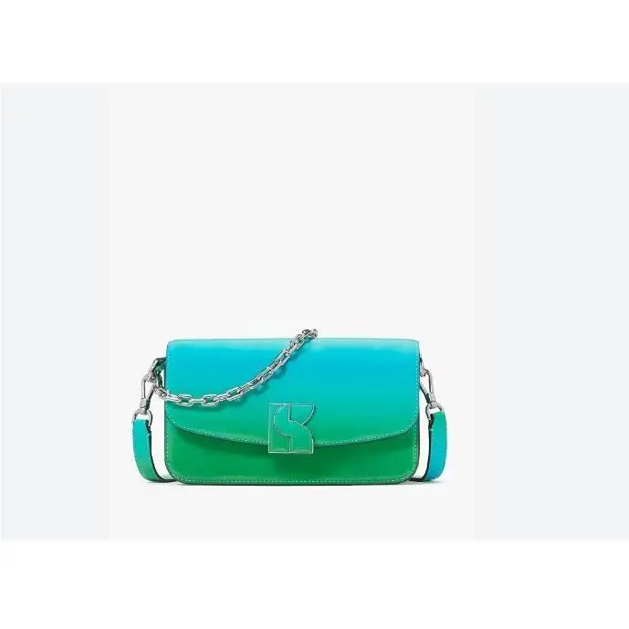 NY Dakota Patent Leather Small Shoulder Crossbody + Dust Bag in Mint by Kate Spade