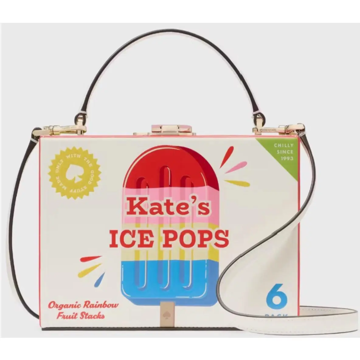 New Leather  Snack Bar Popsicle Crossbody Bag - Purse by Kate Spade