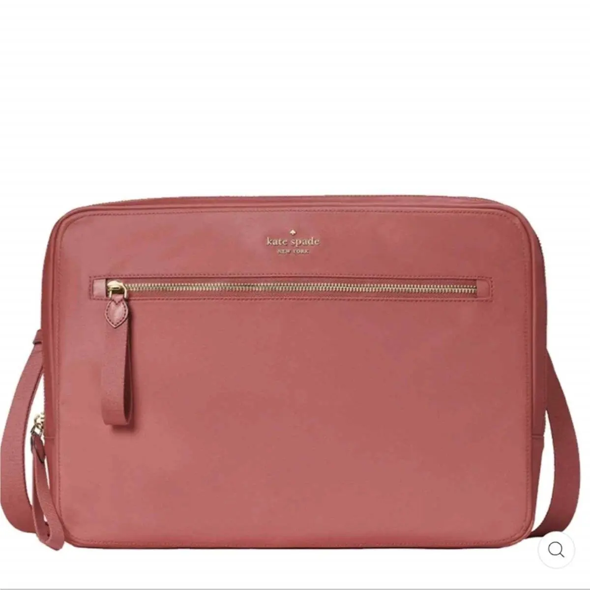 Kate Spade Chelsea Laptop Sleeve with Strap IN Color Pomegranate