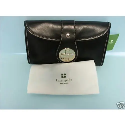 New York Hudson Street Ava Clutch Leather Hand Evening Bag Purse by Kate Spade