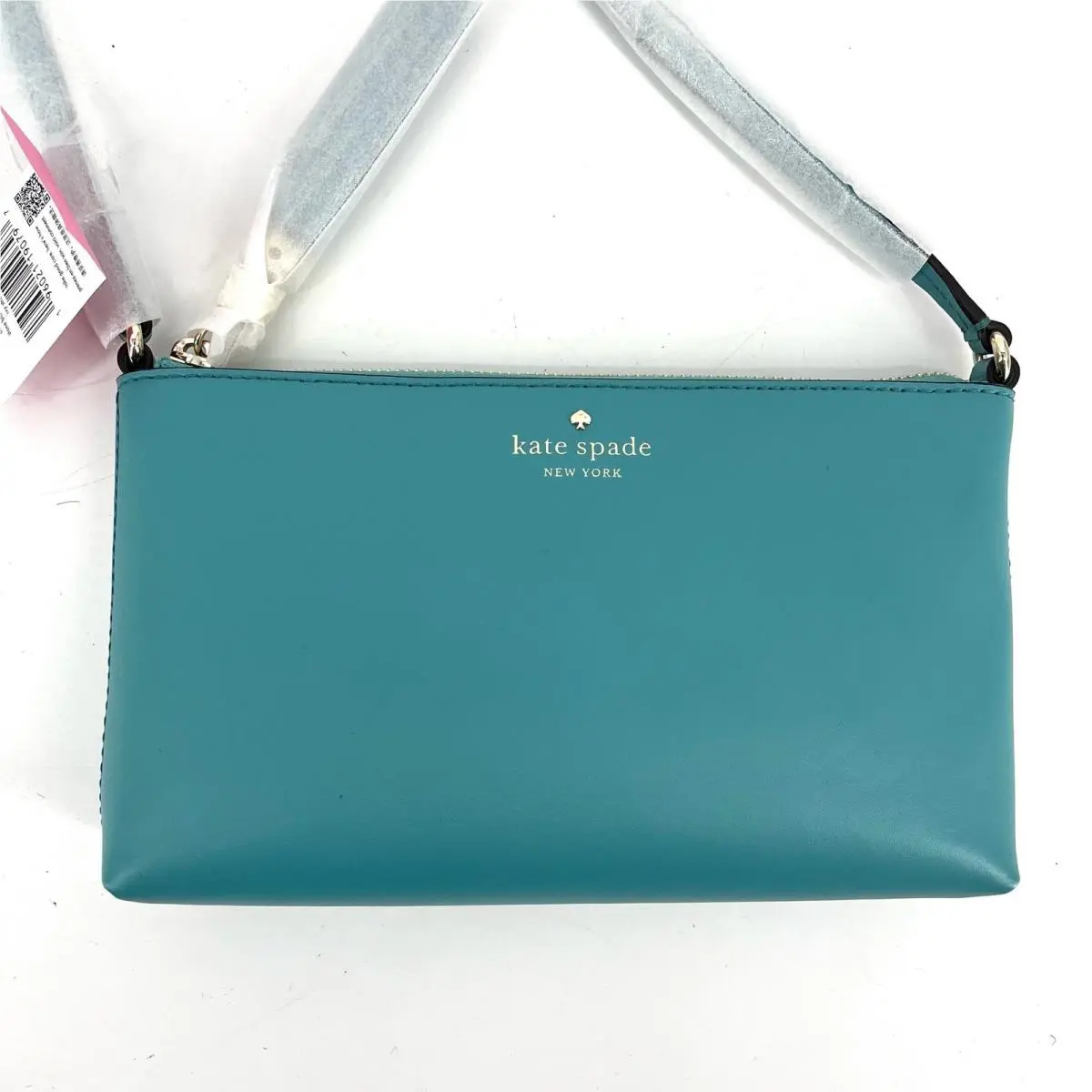 Bat Ivy Street Amy Leather Crossbody Purse Stone Blue by Kate Spade