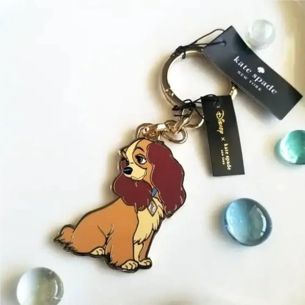 X Disney Lady The Tramp Keychain Bag Backpack Charm Dog Puppy Gift by Kate Spade