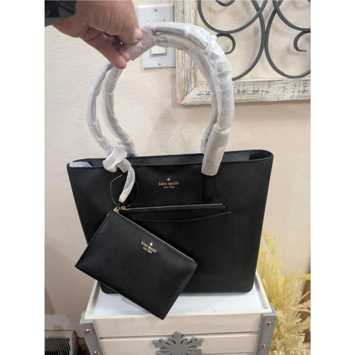 New York New Black 3 Pc Purse Set INVPV4848 by Kate Spade