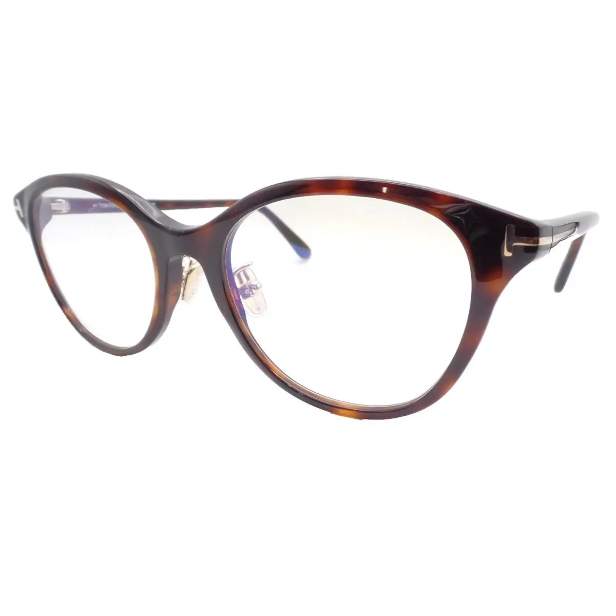 Tom Ford TF 6102 db 054 Tortoise Pads 054 52mm Blue Block Frames