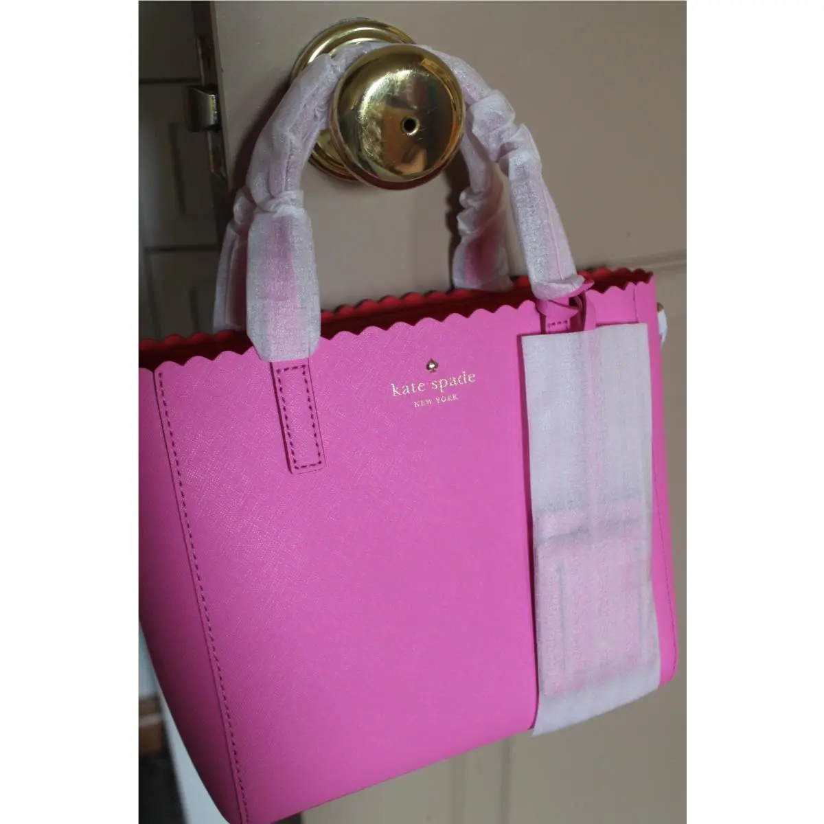 Pink Orange Papaya Tulip Small Cape Drive Margy Handbag Purse Bag by Kate Spade