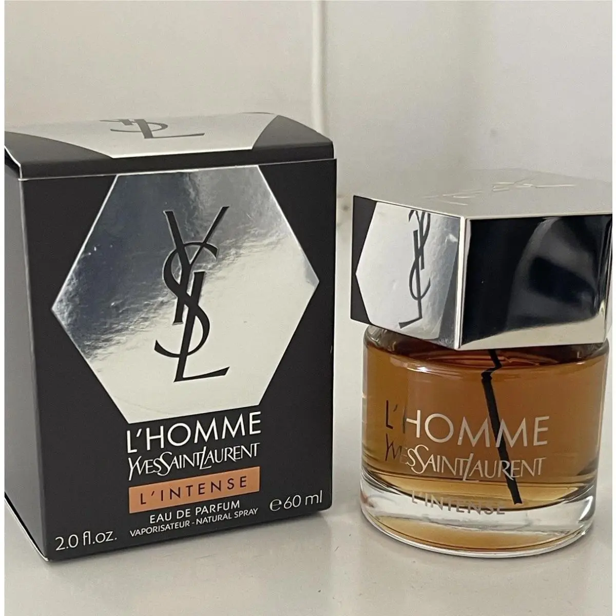 Ysl L`homme L`intense by Yves Saint Laurent 2.0 oz - 60ml Men Edp / / Rare