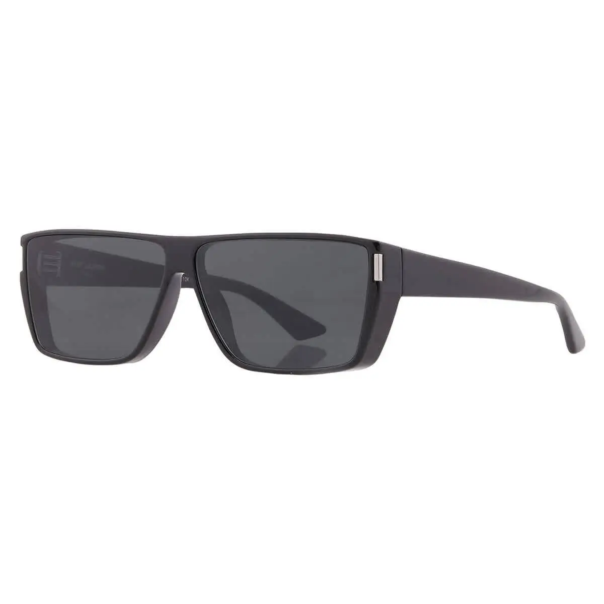 Saint Laurent Black Rectangular Unisex Sunglasses SL 757 001 64 SL 757 001 64