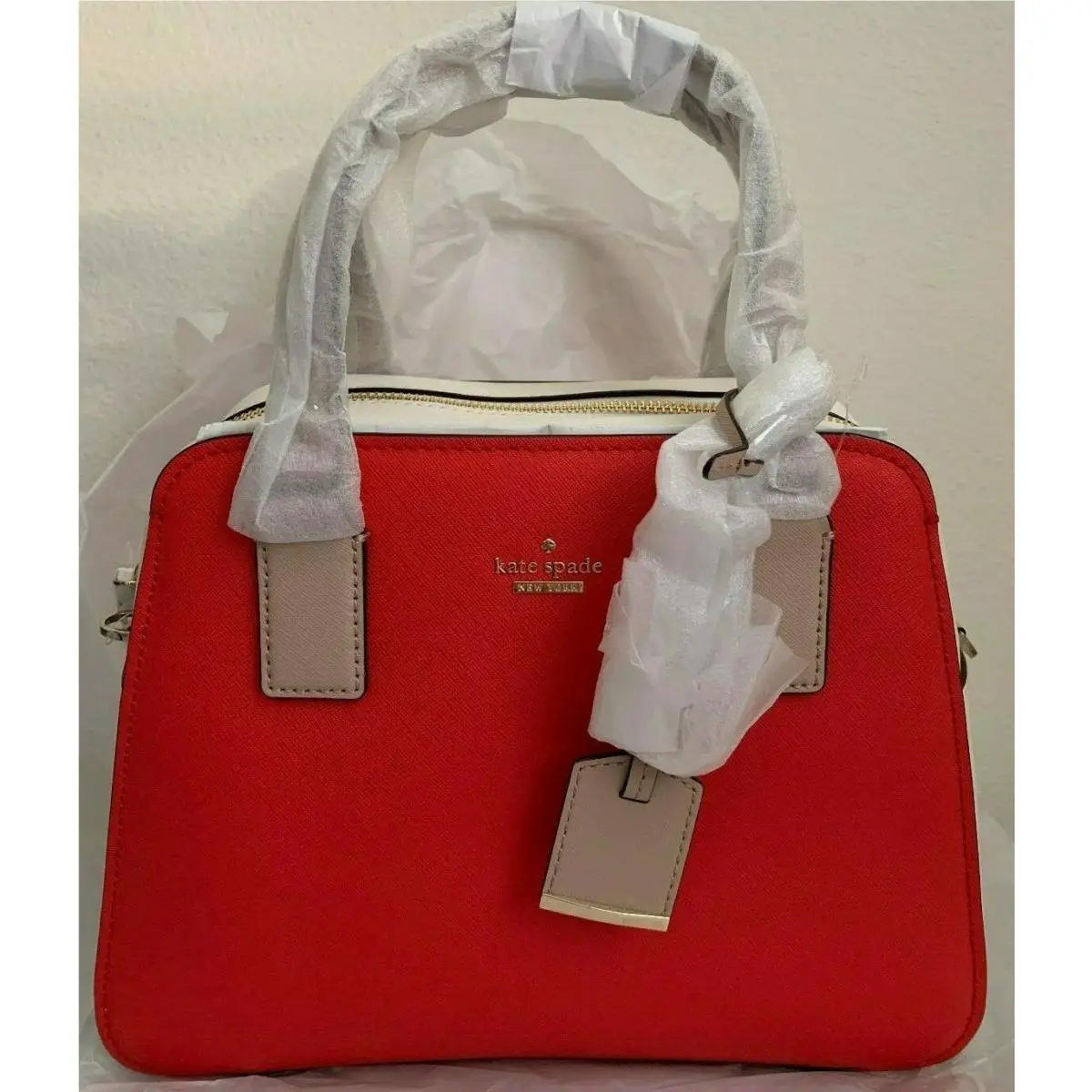 Cameron Street Little Babe Leather Satchel Bag PXRU7445 by Kate Spade
