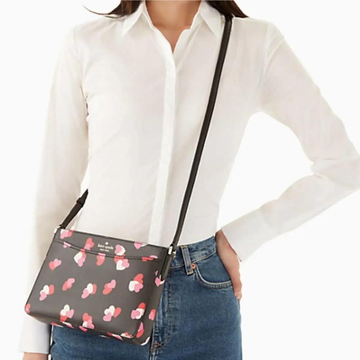 Hearts Crossbody Rory Purse Valentine Love Gift by Kate Spade