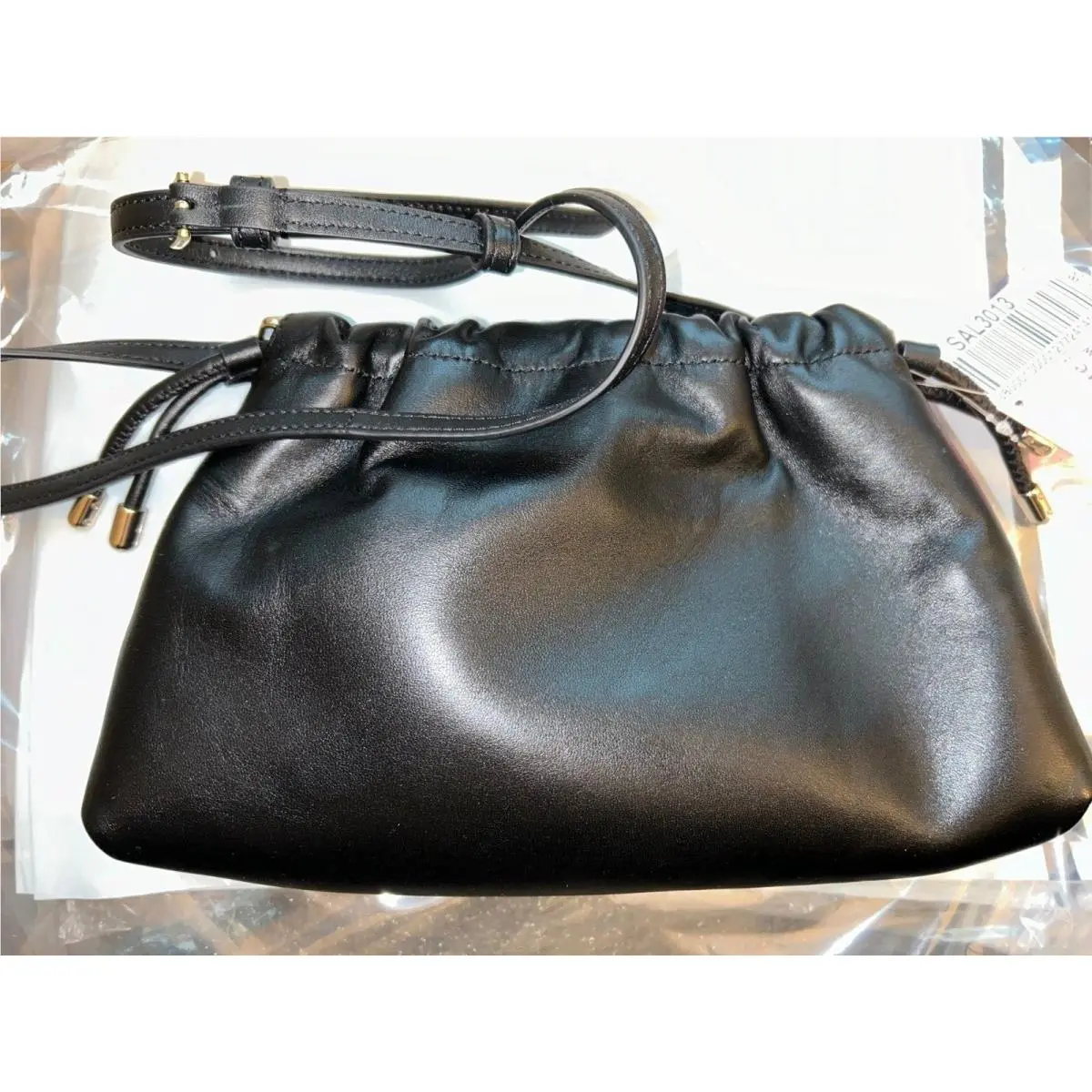 New York Crossbody Bag Black Silver by Kate Spade