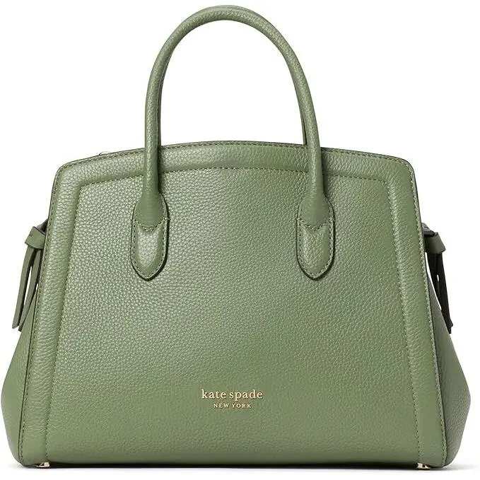 Knott MD Satchel Romaine Pebble Leather Purse Crossbody Bag by Kate Spade