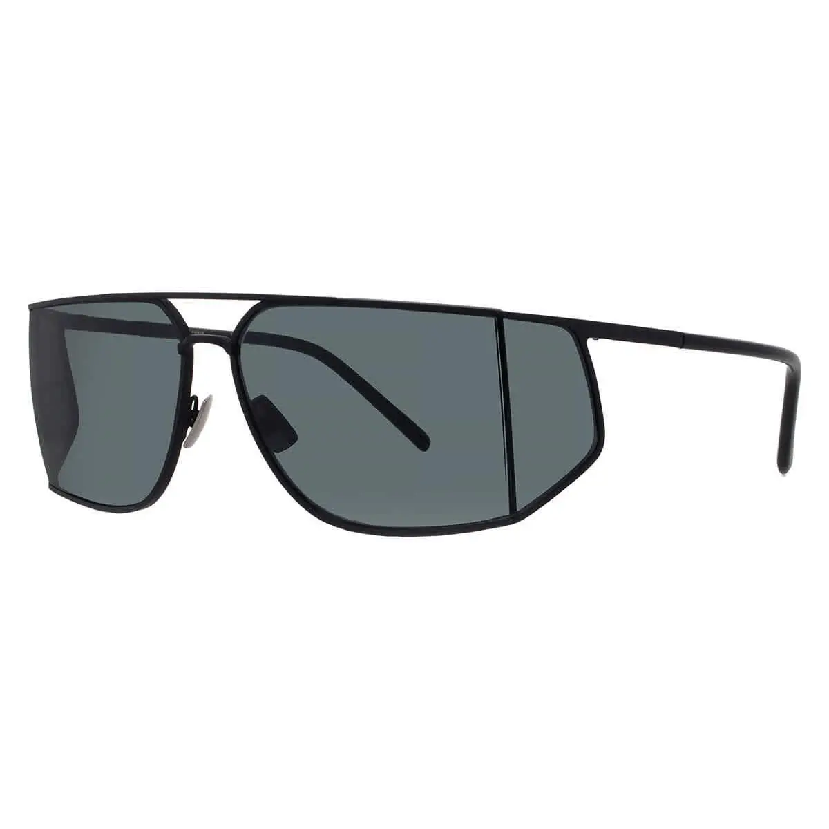 Saint Laurent Black Rectangular Men`s Sunglasses SL 750 001 69 SL 750 001 69 by Yves Saint Laurent