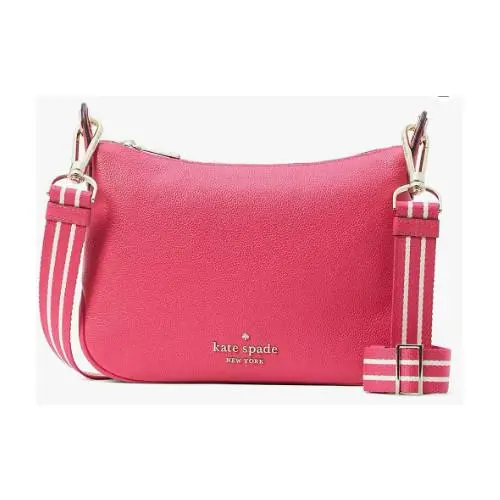 Kate Spade Rosie Small Crossbody Bag Festival Pink Pebbled Leather