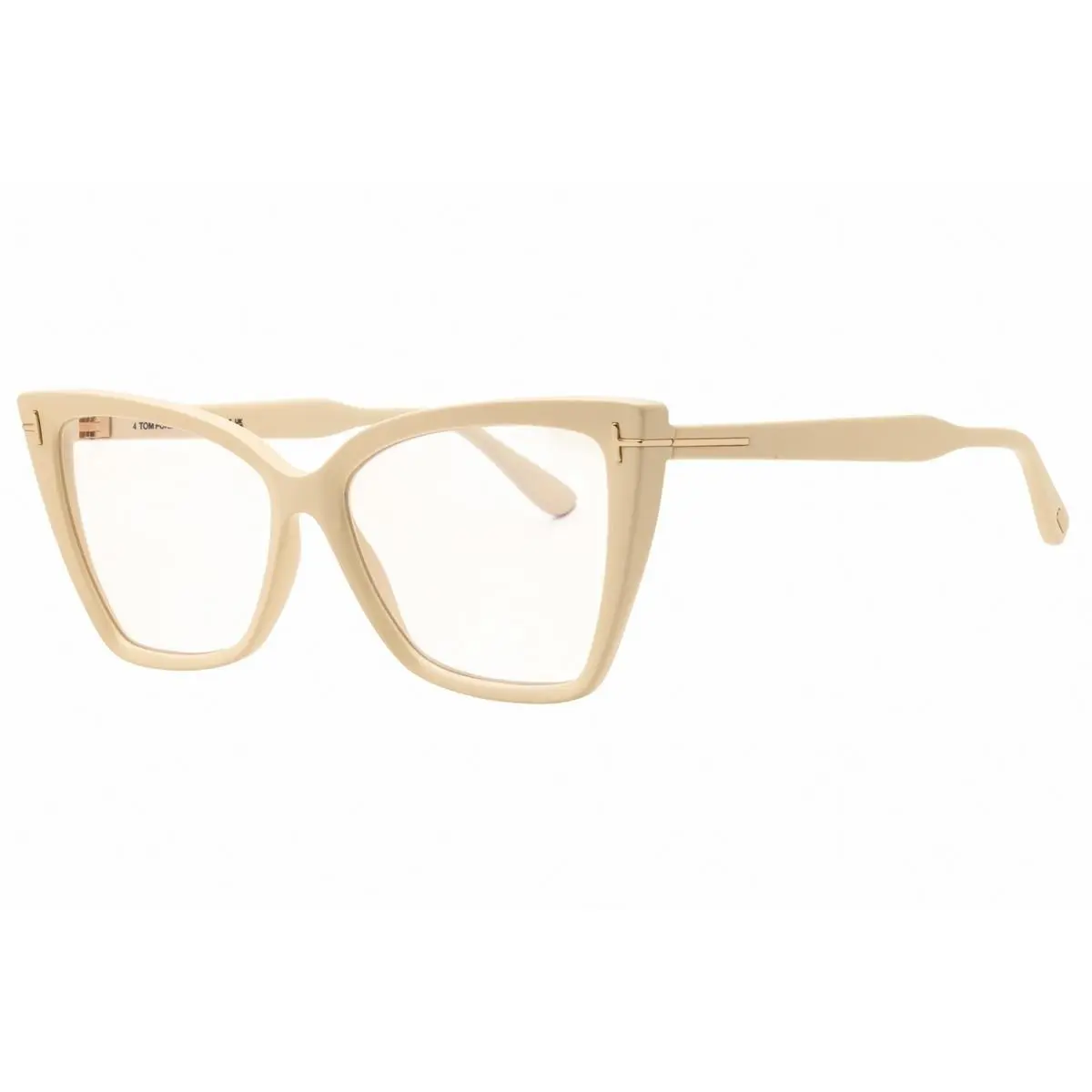 Tom Ford FT5844B-025-55 Eyeglasses Frame Size 55mm 15mm 140mm Ivory Women 88921