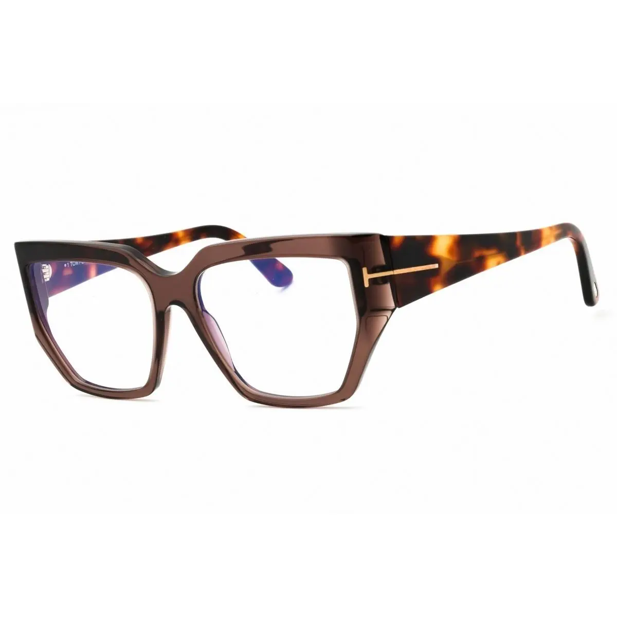 Tom Ford FT5951B-048-54 Eyeglasses Frame Size 54mm 16mm 140mm Dark Brown Women