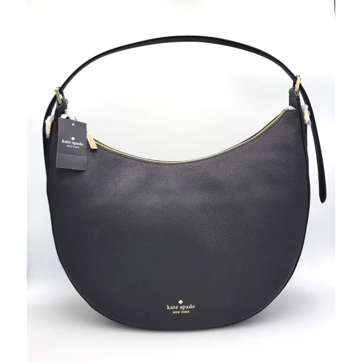 New York Nova Large Shoulder Bag Leather Black by Kate Spade