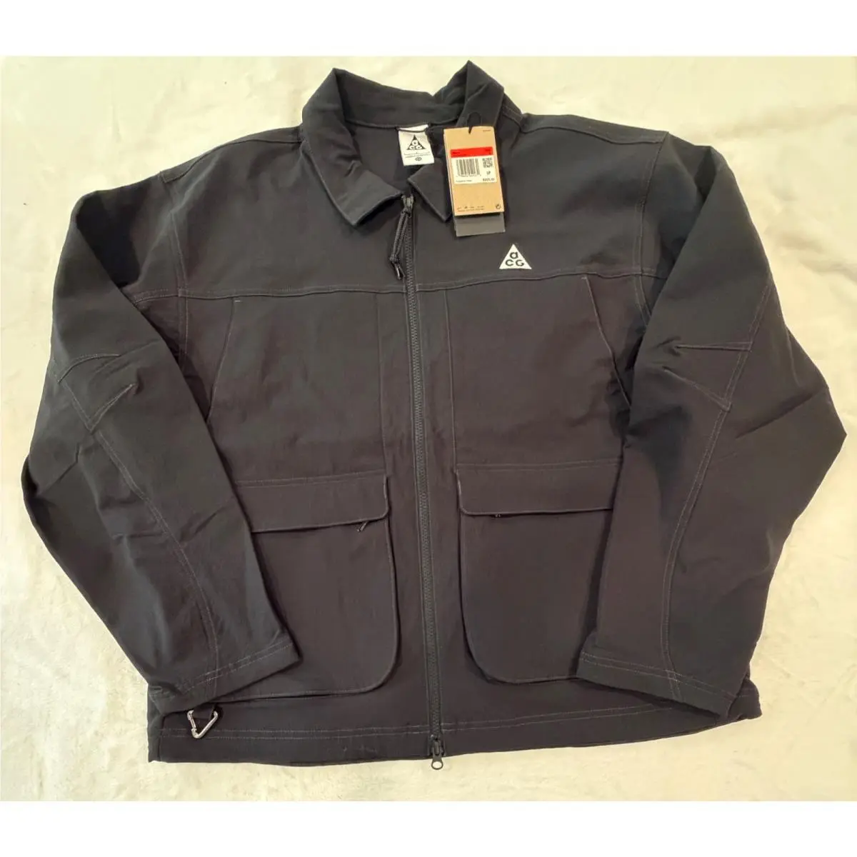 Acg Smith Summit UV Jacket Black HV0598 010 Men`s L by Nike