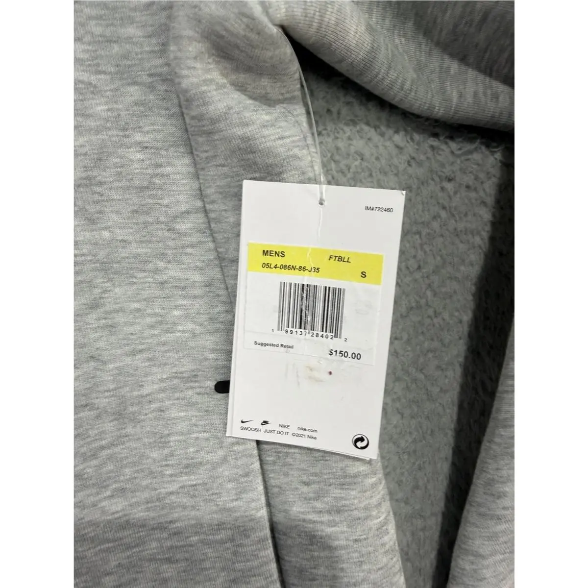 Nike clothing - 05L4086N9J-J35 05L4-086N - 05L4086N9J-J35 05L4-086N - Heather Gray 1