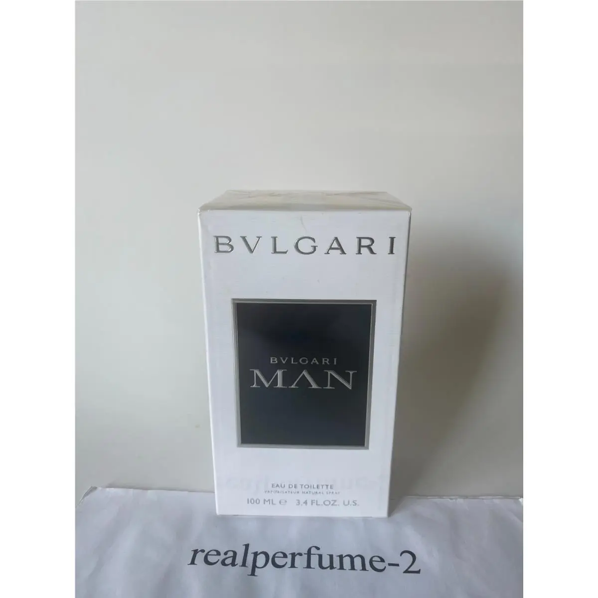 Man Cologne  3.4 oz Eau de Toilette Spray. Sealed. Real by Bvlgari