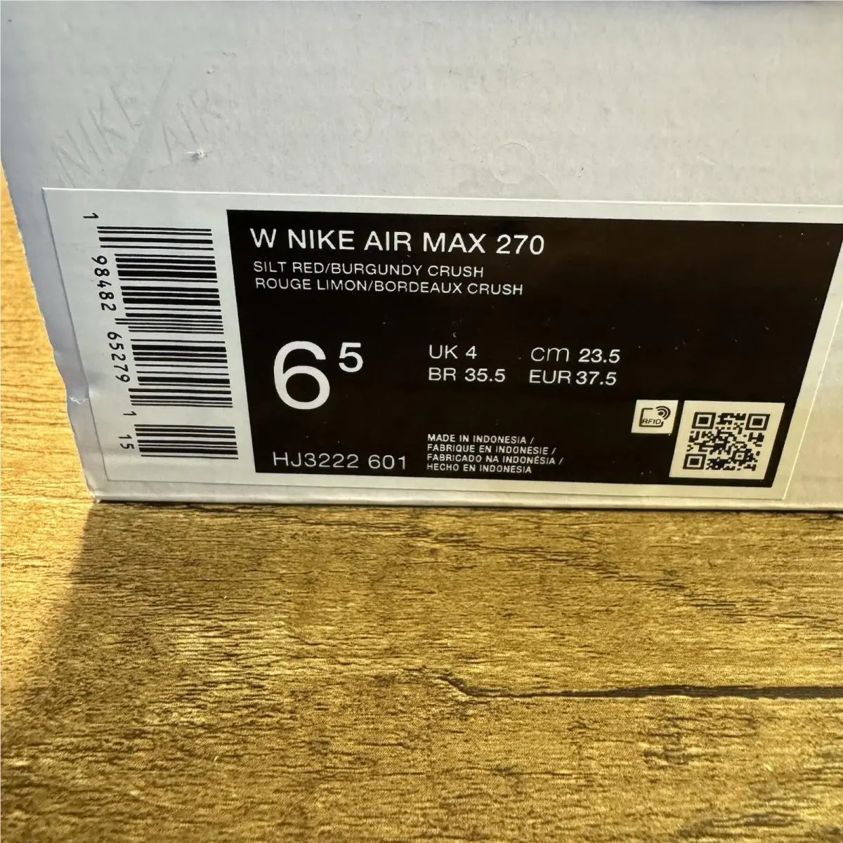 Nike shoes - Nike Air Max 270 - Air Max - HJ3222-601 - Silt Red/ Burgundy Crush 0