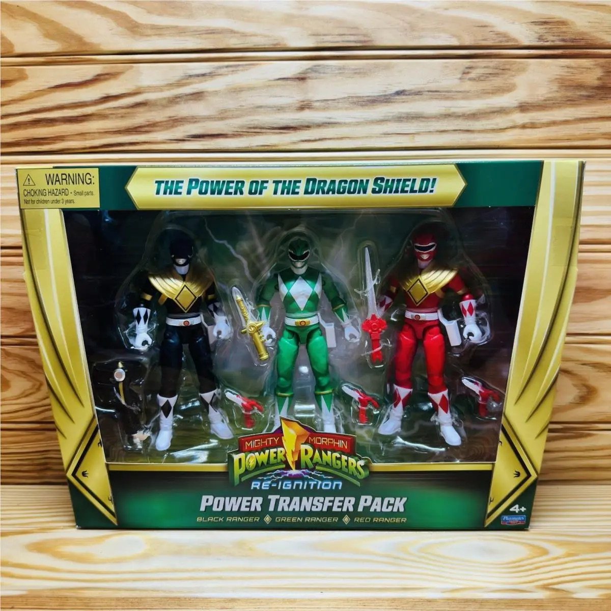 Playmates Power Rangers Re-ignition Power Transfer Pack 3 Pack Black Green Red