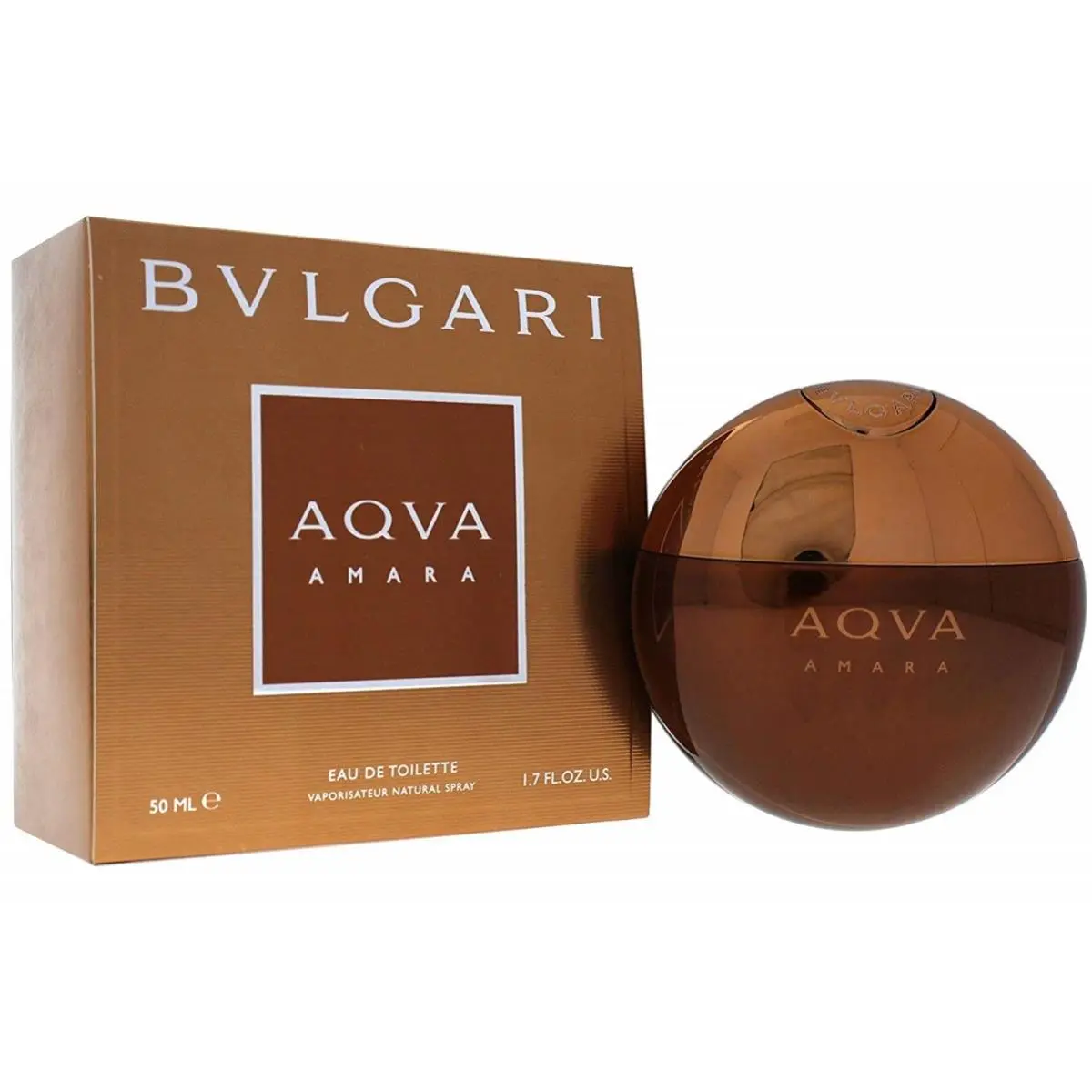 Aqva Amara  1.7 oz / 50 ml Eau De Toilette Edt Men Cologne Spray by Bvlgari