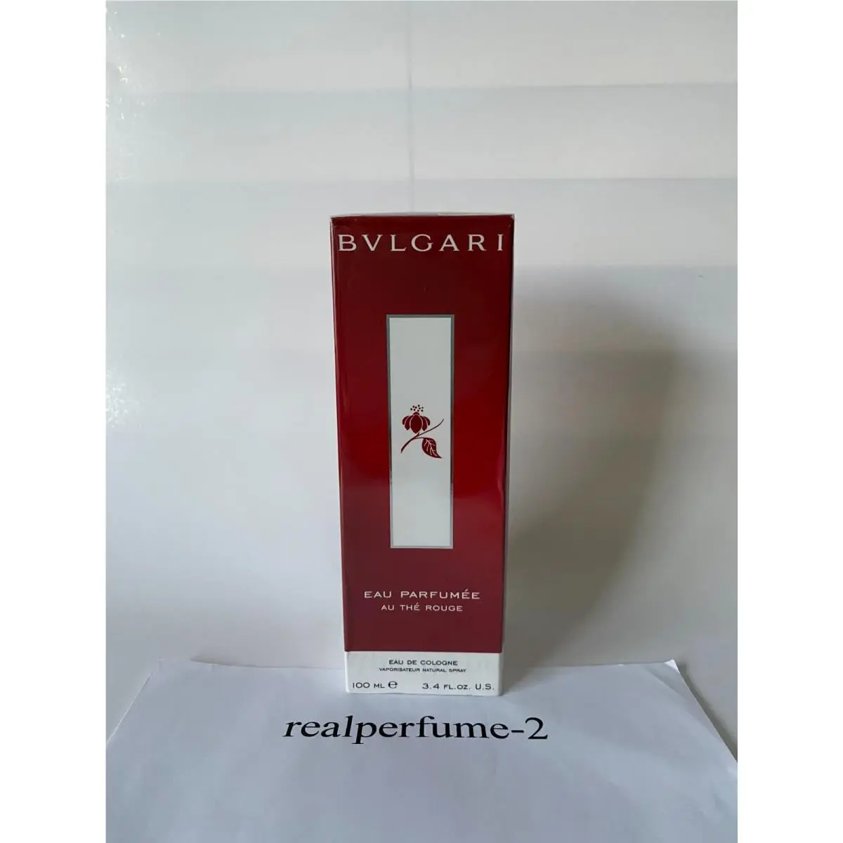 Eau Parfumee AU The Rouge Perfume Eau DE Cologne 3.4 oz Spray. Real by Bvlgari