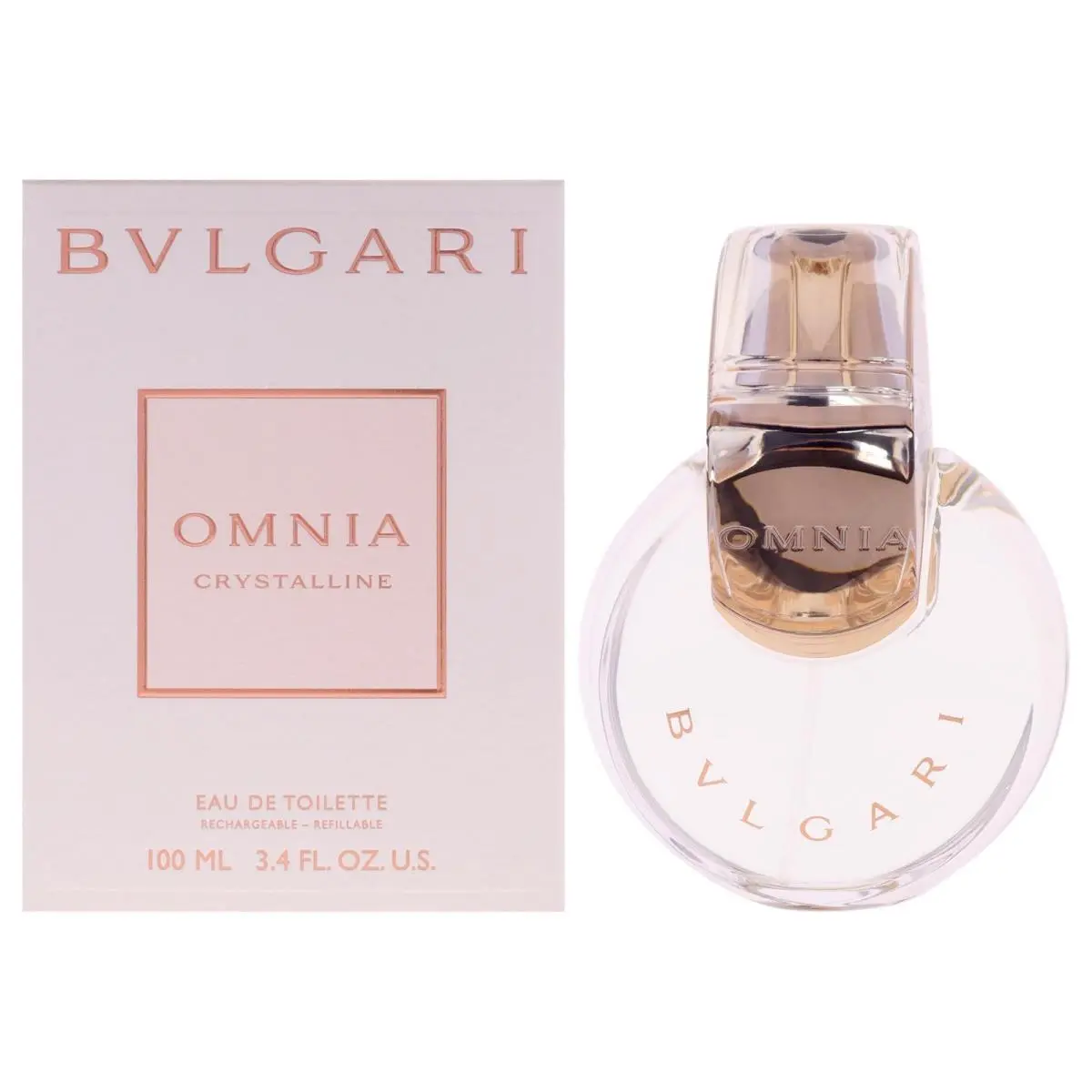 Bvlgari Omnia Crystalline For Women Edt 3.4 fl oz Eau de Toilette Spray